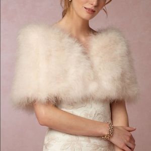 BHLDN Feather Wrap